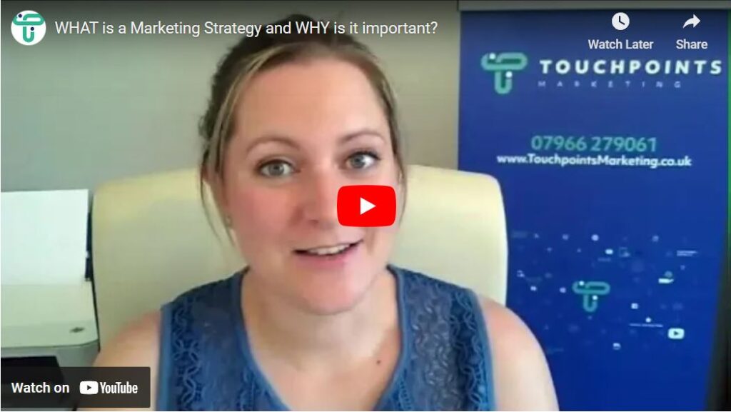 Video of Victoria explaining what is a marketing strategy and why is it important?
