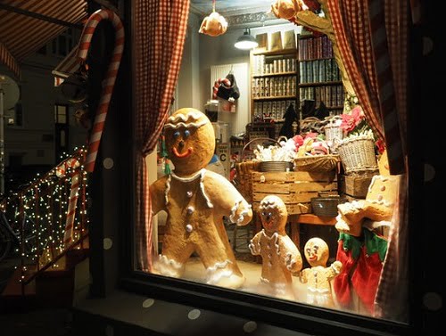 Christmas shop window