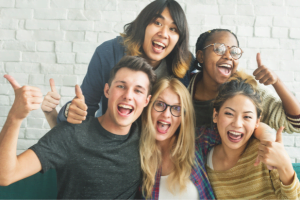 Happy Students